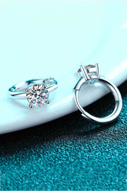 Side and interior view of a hinged huggie hoop earring