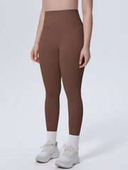 Back view showing fit of high-waisted seamless active leggings