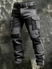 Back view of cargo pants showing waistband and pockets