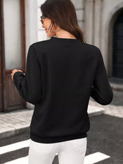 Sweatshirt shown laid flat