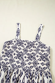 Close-up of patterned bodice and shoulder straps
