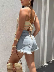 Parrot cami back view showing adjustable shoulder straps