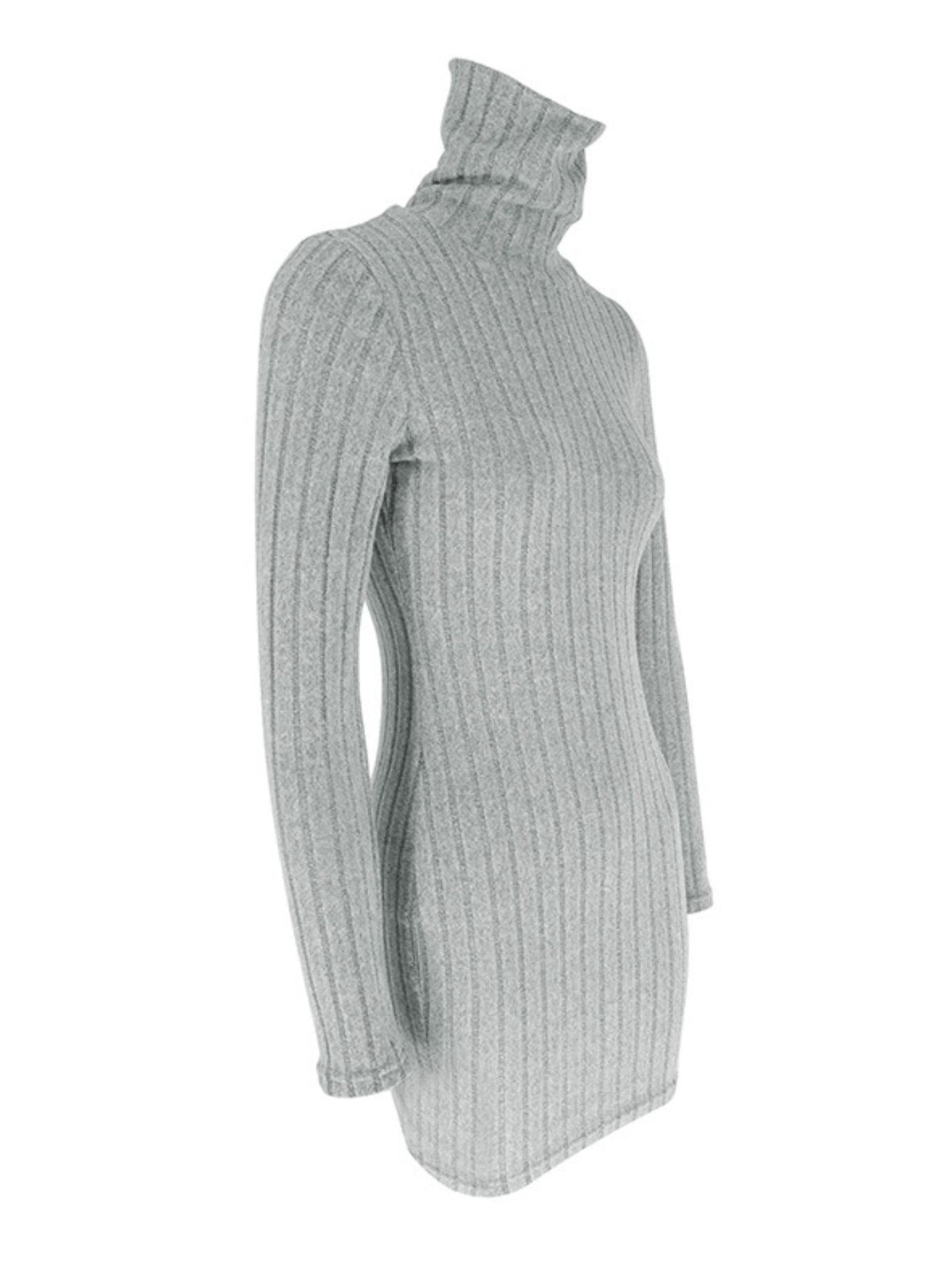 Side product view of gray dress