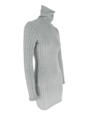 Side product view of gray dress