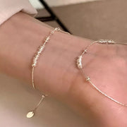 Classic platinum-plated 925 sterling silver bracelet, alternate view 2
