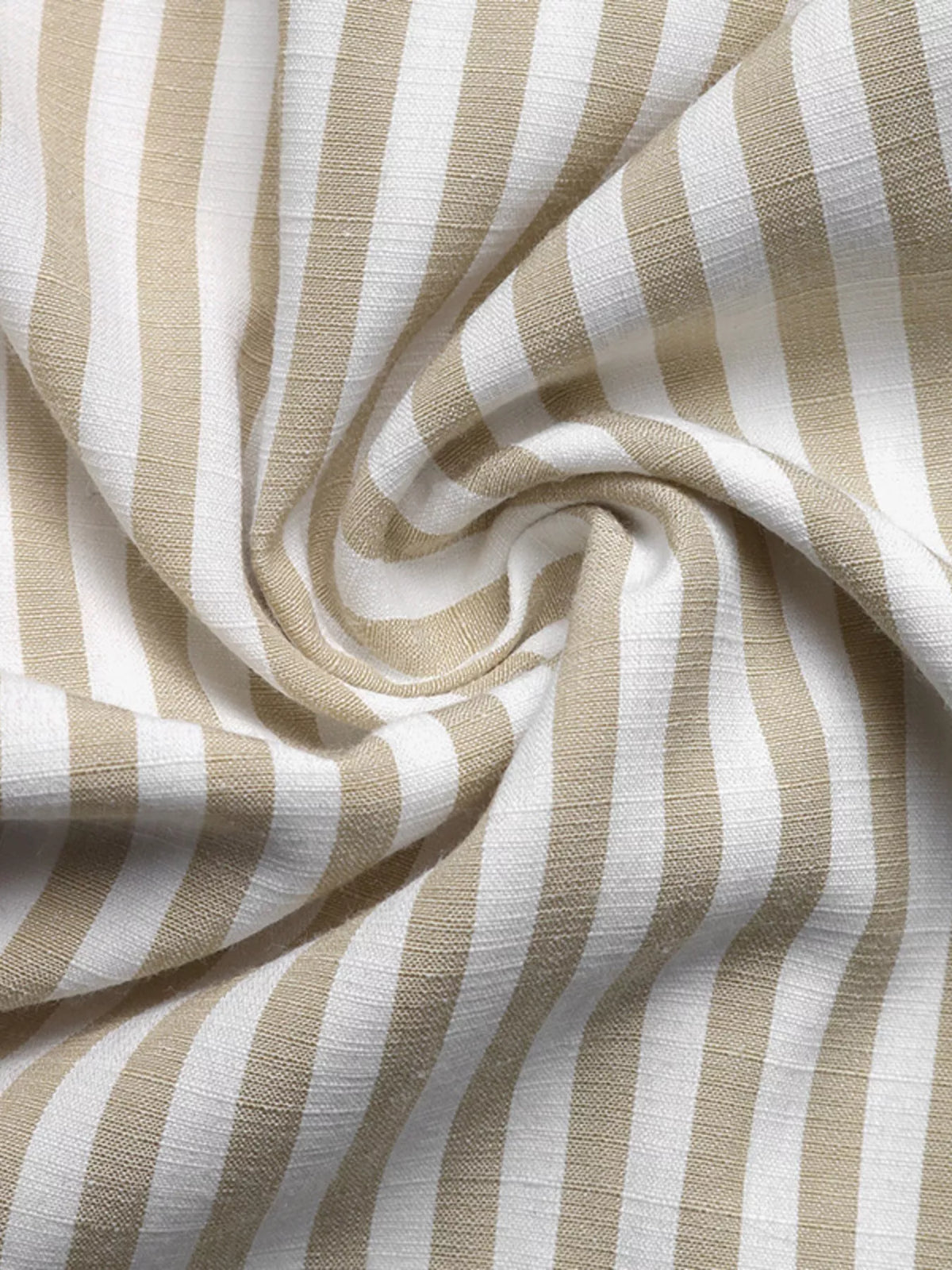 Close-up of striped fabric drape
