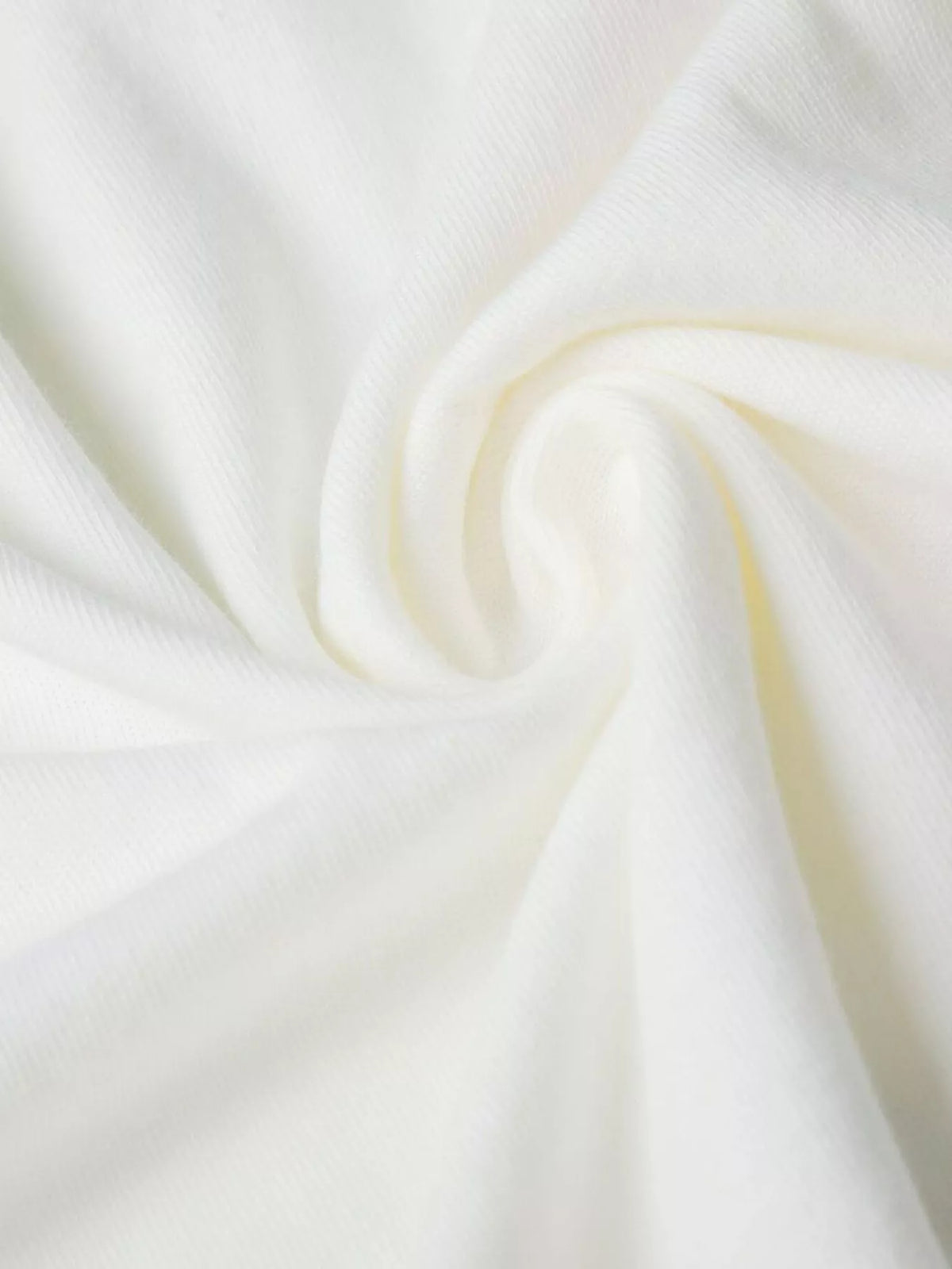 Close-up of white T-shirt fabric