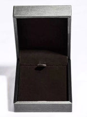 Open dark-lined jewelry box