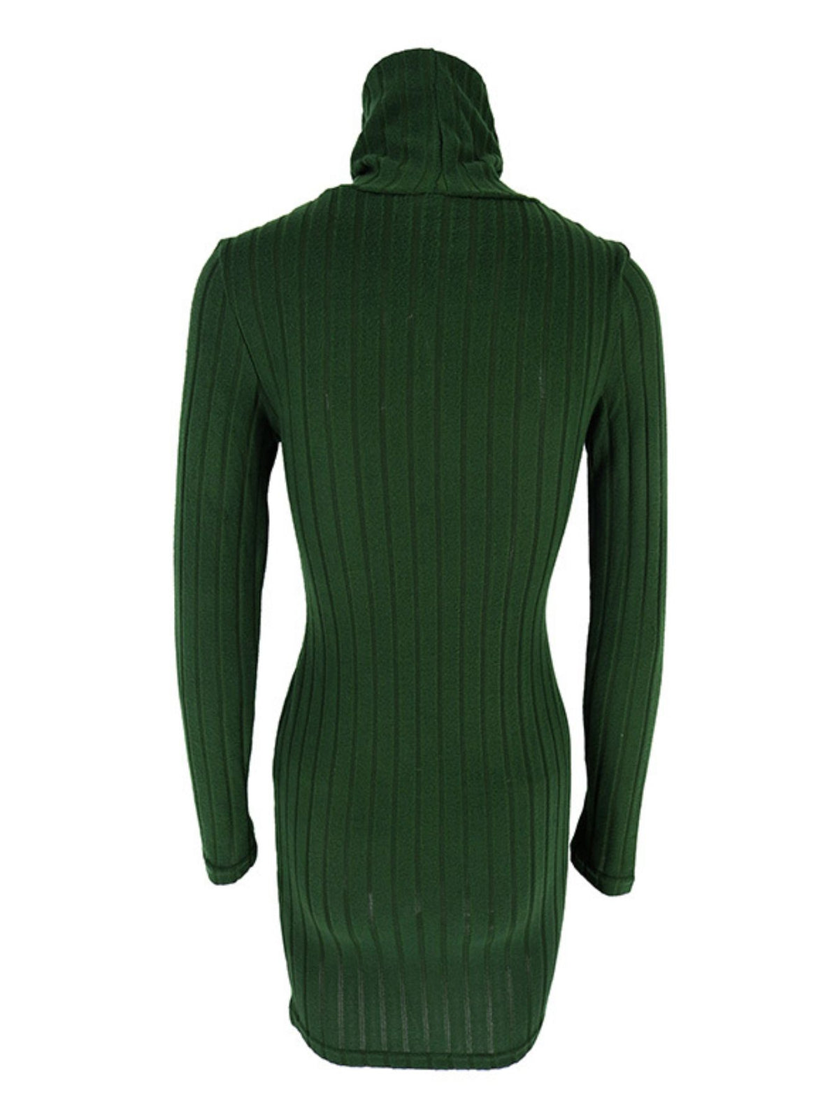Back product view of green dress