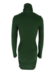 Back product view of green dress