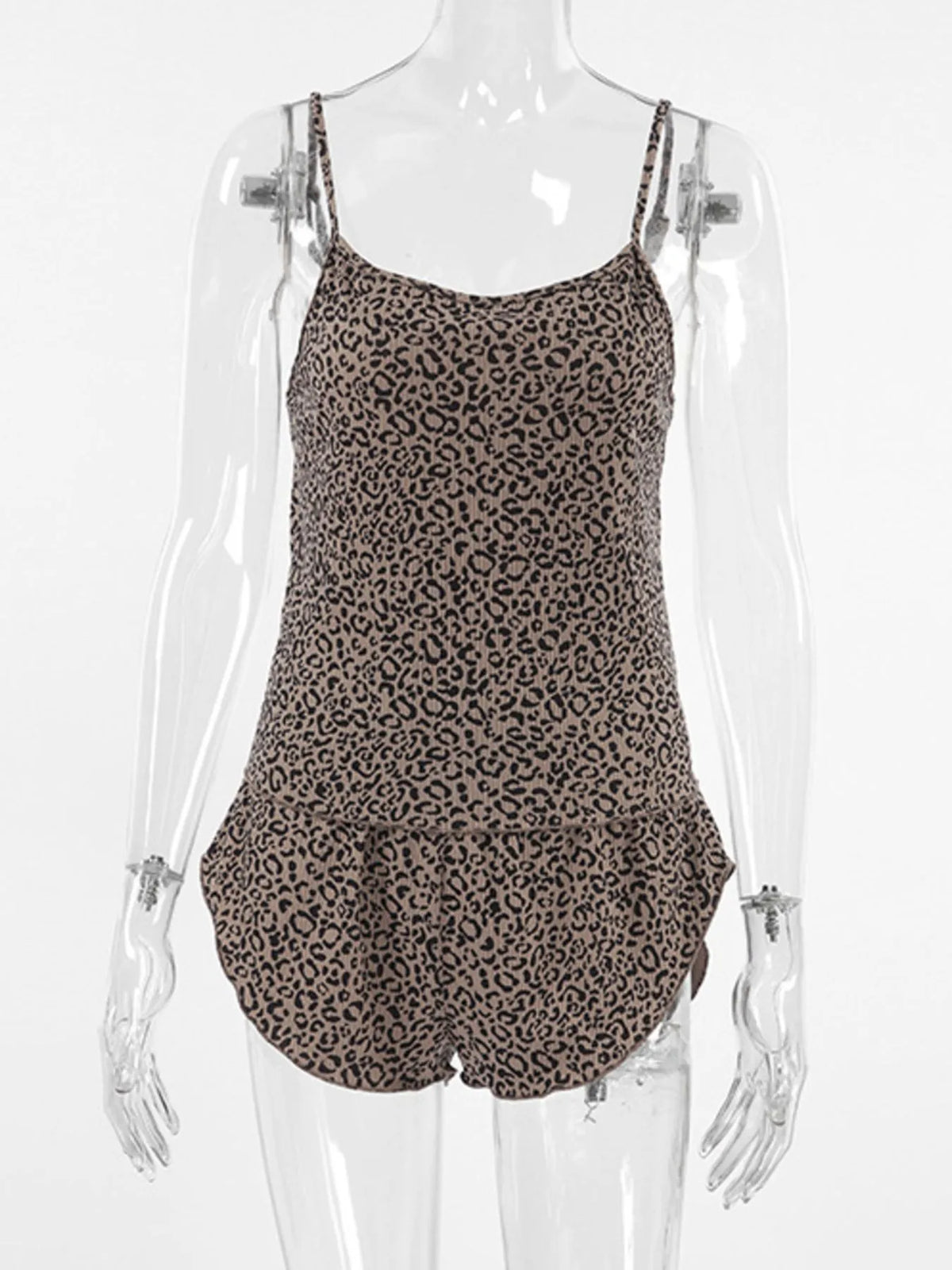Leopard cardigan with long sleeves and open front