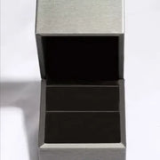 Open jewelry box for floral cluster stud earrings