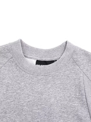 Gray men's crewneck short-sleeve T-shirt shown from the front
