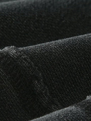 Close-up of the washed black fabric texture