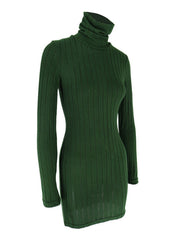 Side product view of green dress